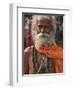 A Hindu Holy Man, or Sadhu, Near Manikula on the Outskirts of Kolkata-Nigel Pavitt-Framed Photographic Print