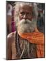 A Hindu Holy Man, or Sadhu, Near Manikula on the Outskirts of Kolkata-Nigel Pavitt-Mounted Photographic Print