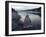 A Hindu Pilgrim Meditates Along the Bank of the Ganges River-null-Framed Premium Photographic Print