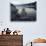 A Hindu Pilgrim Meditates Along the Bank of the Ganges River-null-Premium Photographic Print displayed on a wall