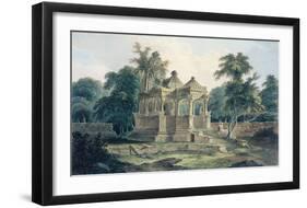 A Hindu Temple in the Fort of Rohtas-Thomas & William Daniell-Framed Premium Giclee Print
