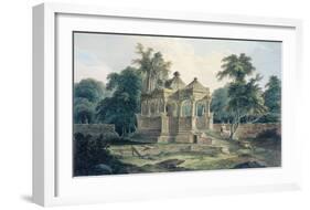 A Hindu Temple in the Fort of Rohtas-Thomas & William Daniell-Framed Premium Giclee Print