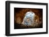 A Hole in the Wall-null-Framed Art Print