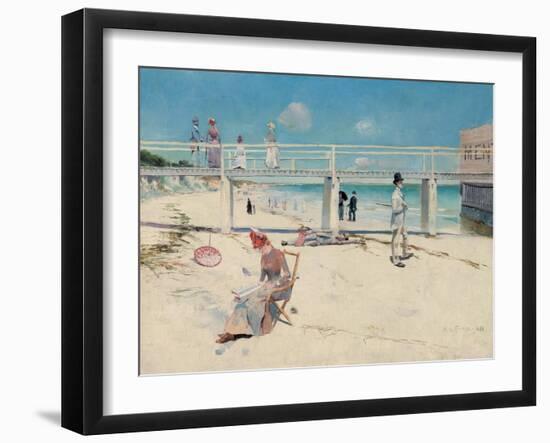 A Holiday at Mentone, 1888-Charles Edward Conder-Framed Giclee Print