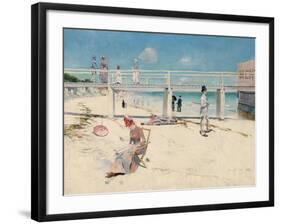 A Holiday at Mentone-Charles Conder-Framed Giclee Print