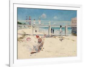 A Holiday at Mentone-Charles Conder-Framed Giclee Print