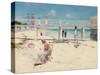 A Holiday at Mentone-Charles Conder-Stretched Canvas
