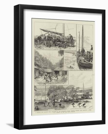 A Holiday for East-End Boys-Godefroy Durand-Framed Giclee Print