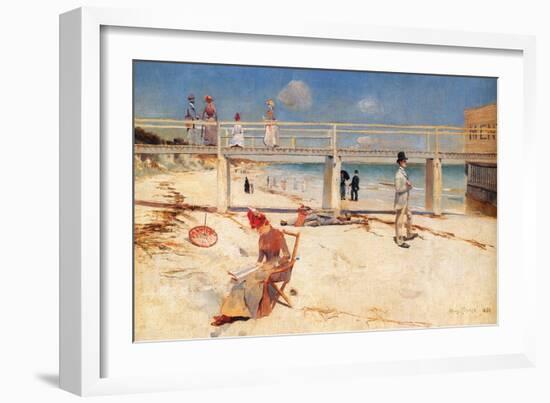 A Holiday to Mention-Charles Condor-Framed Art Print