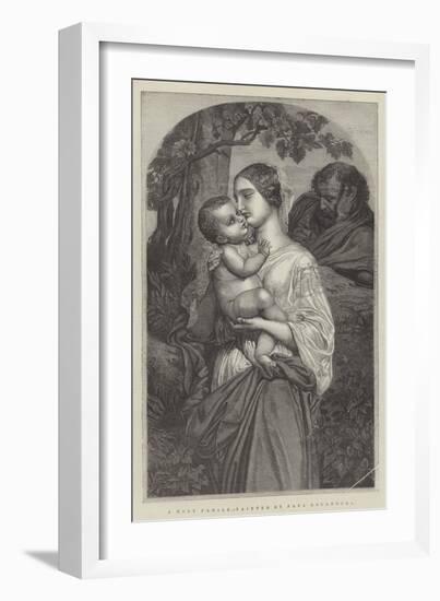 A Holy Family-Hippolyte Delaroche-Framed Giclee Print