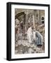 A Holy Woman Wipes the Face of Jesus, Illustration for 'The Life of Christ', C.1886-94-James Tissot-Framed Giclee Print