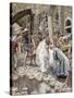 A Holy Woman Wipes the Face of Jesus, Illustration for 'The Life of Christ', C.1886-94-James Tissot-Stretched Canvas