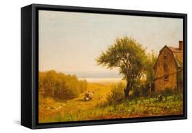 A Home by the Seaside, c.1872-Thomas Worthington Whittredge-Framed Stretched Canvas