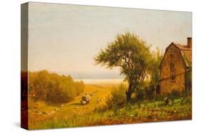 A Home by the Seaside, c.1872-Thomas Worthington Whittredge-Stretched Canvas