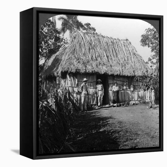 A Home in the Interior of the Island of Cuba-HC White-Framed Stretched Canvas