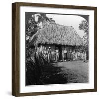 A Home in the Interior of the Island of Cuba-HC White-Framed Photographic Print