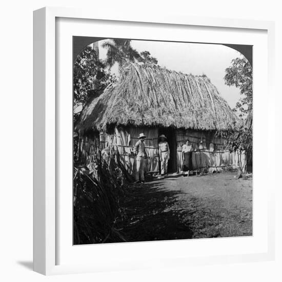 A Home in the Interior of the Island of Cuba-HC White-Framed Photographic Print