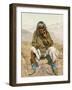 A Hopi Indian, 1900-American School-Framed Photographic Print