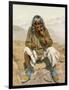 A Hopi Indian, 1900-American School-Framed Photographic Print