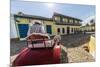 A horse-drawn cart known locally as a coche in Plaza Mayor, Trinidad, UNESCO World Heritage Site, C-Michael Nolan-Mounted Photographic Print