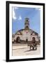 A horse-drawn cart known locally as a coche, Trinidad, UNESCO World Heritage Site, Cuba, West Indie-Michael Nolan-Framed Premium Photographic Print