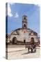 A horse-drawn cart known locally as a coche, Trinidad, UNESCO World Heritage Site, Cuba, West Indie-Michael Nolan-Stretched Canvas