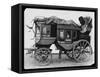 A Horse-Drawn Stagecoach-null-Framed Stretched Canvas