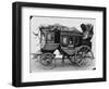 A Horse-Drawn Stagecoach-null-Framed Photographic Print