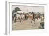 A Horse Fair... 'There Was a Great Deal of Bargaining, Running Up, and Beating Down'-Cecil Aldin-Framed Giclee Print