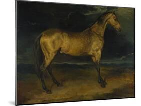 A Horse Frightened by Lightning, Ca 1814-Théodore Géricault-Mounted Giclee Print