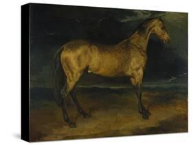 A Horse Frightened by Lightning, Ca 1814-Théodore Géricault-Stretched Canvas