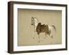 A Horse in Ceremonial Saddlecloth - the Mount of the Marquess Clanricade-Richard Barrett Davis-Framed Giclee Print