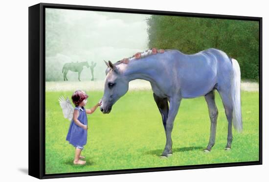 A Horse In Heaven-Nancy Tillman-Framed Stretched Canvas