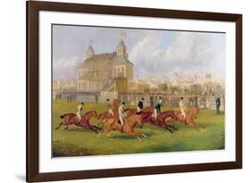 A Horse Race in Victoria Park, 1874-Edward Benjamin Herberte-Framed Giclee Print