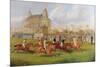 A Horse Race in Victoria Park, 1874-Edward Benjamin Herberte-Mounted Giclee Print