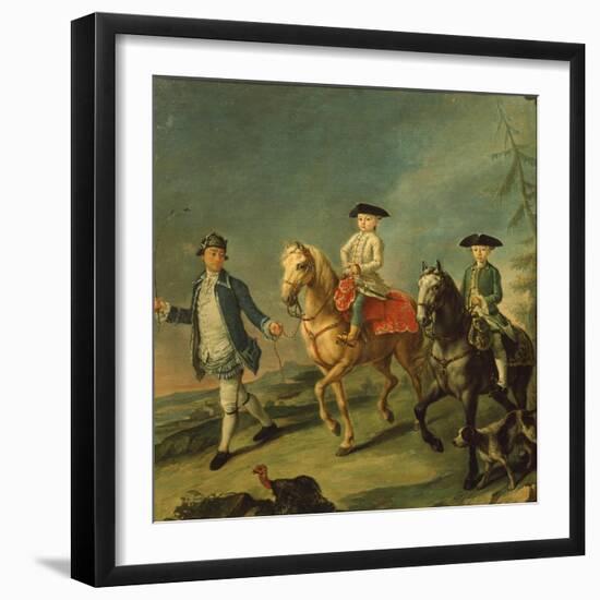 A Horse Ride-Pietro Longhi-Framed Giclee Print