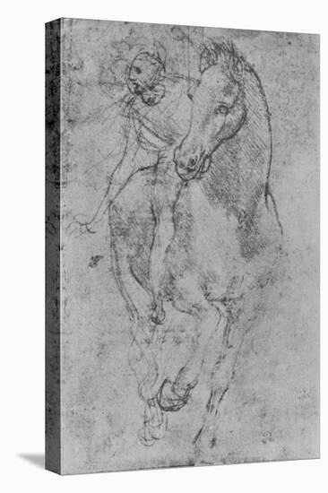 'A Horseman', c1480 (1945)-Leonardo Da Vinci-Stretched Canvas