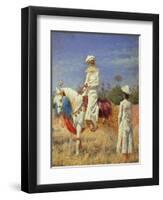 A Horseman in Jaipur, 1881-Wassili Werestschagin-Framed Giclee Print