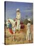 A Horseman in Jaipur, 1881-Wassili Werestschagin-Stretched Canvas