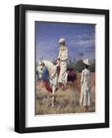 A Horseman in Jaipur, 1881-Vasili Vasilyevich Vereshchagin-Framed Premium Giclee Print