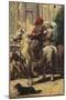 A Horseman in Samarkand, 1872-Vasili Vasilyevich Vereshchagin-Mounted Giclee Print