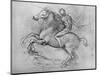 'A Horseman Trampling on a Fallen Foe', c1480 (1945)-Leonardo Da Vinci-Mounted Giclee Print
