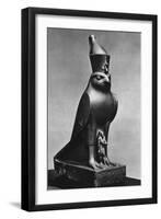 A Horus Falcon with King Nectanebo I (380 Bc-362 B), C370 BC-null-Framed Giclee Print