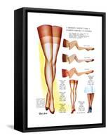 A Hosiery Service for Fashion Frocks' Customer-Fashion Frocks-Framed Stretched Canvas