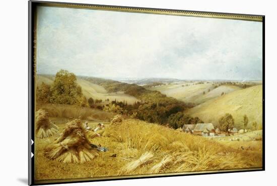 A Hot Day in the Harvest Field-William W. Gosling-Mounted Giclee Print