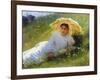 A Hot Day (On the Grass. Midda), 1883-Ivan Kramskoy-Framed Giclee Print