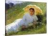 A Hot Day (On the Grass. Midda), 1883-Ivan Kramskoy-Stretched Canvas