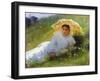 A Hot Day (On the Grass. Midda), 1883-Ivan Kramskoy-Framed Giclee Print