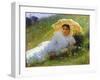 A Hot Day (On the Grass. Midda), 1883-Ivan Kramskoy-Framed Giclee Print