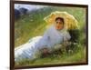 A Hot Day (On the Grass. Midda), 1883-Ivan Kramskoy-Framed Giclee Print